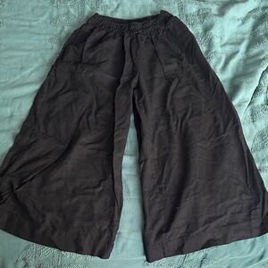 Old Navy wide leg linen pant medium